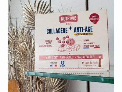 L'Herbier de Sophie -  Collagène+ Anti Age Actif brevetés- Nutrivie - 20 ampoules 