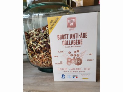 L'Herbier de Sophie -  Boost anti-âge  collagène - Nutrivie - 20 ampoules 