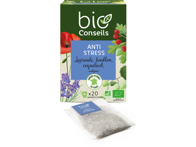 L'Herbier de Sophie - Anti-stress BIO - BioConseils - 20 sachets filtres