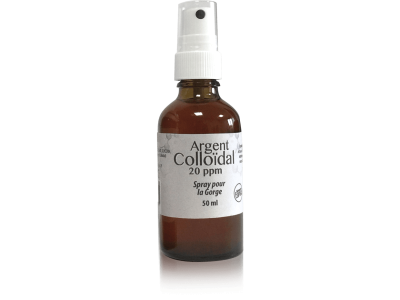 L'Herbier de Sophie - Argent Colloïdal 20 ppm - Spray pour la Gorge - Dr. Theiss - 50ml 