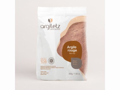 L'Herbier de Sophie - Argile rouge - masque & bain - Peaux sèches - 200g