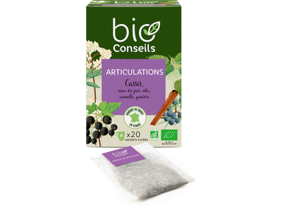 L'Herbier de Sophie - Articulations BIO - BioConseils - 20 sachets filtres