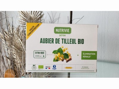 L'Herbier de Sophie - Aubier de Tilleul BIO - Nutrivie - 20 ampoules