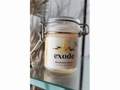 L'Herbier de Sophie - Baume Déodorant -EXODE- Vanille - pot de 30 gr