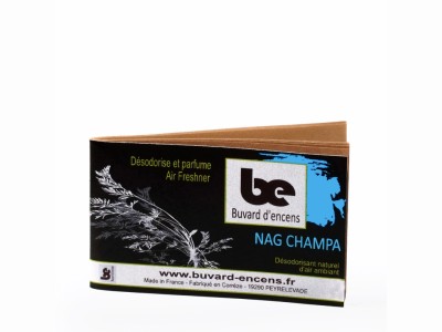 L'Herbier de Sophie - Carnet d'encens Nag Champa - 36 feuilles d'encens