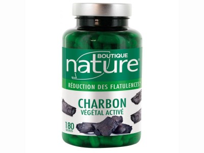 L'Herbier de Sophie - Charbon végétal Activé - Boutique Nature - 180 gélules
