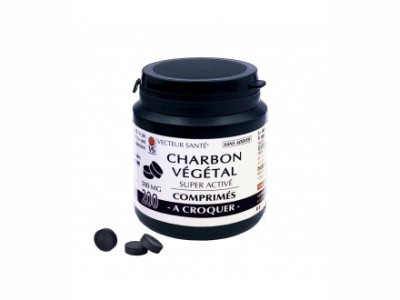 L'Herbier de Sophie - Charbon végétal super activé - Vecteur Santé - 200 comprimés à croquer