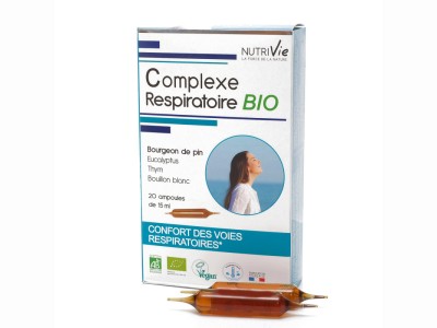 L'Herbier de Sophie - Complexe respiration BIO - Nutrivie - 20 ampoules