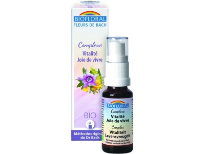 L'Herbier de Sophie - Complexe Vitalité Joie de vivre C2 - Spray - Biofloral - 20 ml