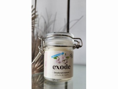 L'Herbier de Sophie - Déodorant Peau Sensible - EXODE- Musc - en pot de 30 gr