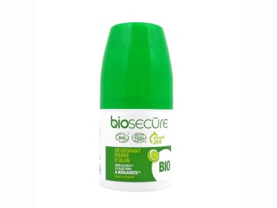 L'Herbier de Sophie - Déodorant Pierre d'Alun sans alcool à l'Aloe Vera & Bergamote BIO - Biosecure - 50 ml