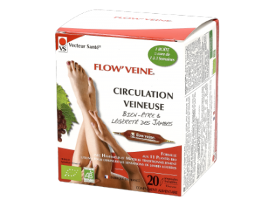 L'Herbier de Sophie - Flow'veine - Circulation Veineuse - Vecteur Santé - 20 ampoules buvables