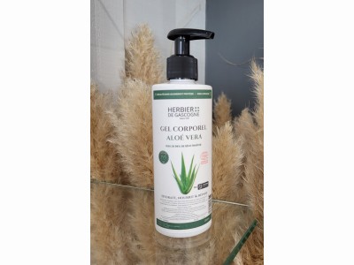 L'Herbier de Sophie - Gel Aloé Vera 96 % de sève fraîche -corps et visage -Herbier de Gascogne -250 ml