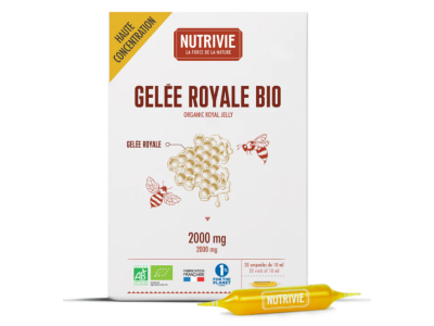L'Herbier de Sophie - Gelée Royale bio 2000 mg- 20 ampoules-Nutrivie-