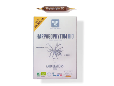 L'Herbier de Sophie - Harpagophytum BIO - Nutrivie - 20 ampoules 