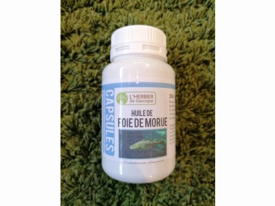 L'Herbier de Sophie - Huile de foie de morue - L'Herbier de Gascogne - 200 capsules