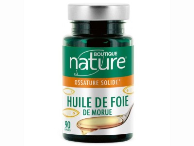 L'Herbier de Sophie - Huile de foie de morue - Boutique Nature - 90 capsules