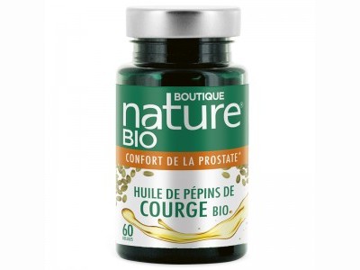L'Herbier de Sophie - Huile de pépins de courge BIO - Boutique nature - 60 gélules