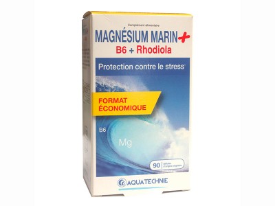 L'Herbier de Sophie - Magnésium + B6 + Rhodiola - Format économique - Aquatechnie - 90 gélules d'origine végétale