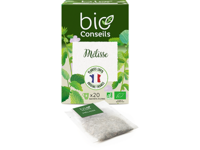 L'Herbier de Sophie - Mélisse BIO - BioConseils - 20 sachets filtres