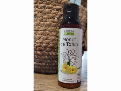 L'Herbier de Sophie - Monoï de Tahiti A.O.Brut - Macérât huileux- 100 ml - Propos'Nature