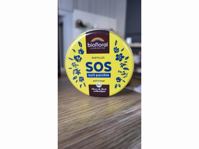 L'Herbier de Sophie - Pastilles de Secours  SOS  Nuit paisible BIO - 50g