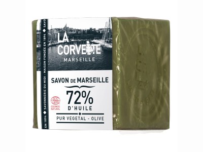 L'Herbier de Sophie - Savon de Marseille 72% d'huiles végétales olive - La Corvette - 300g