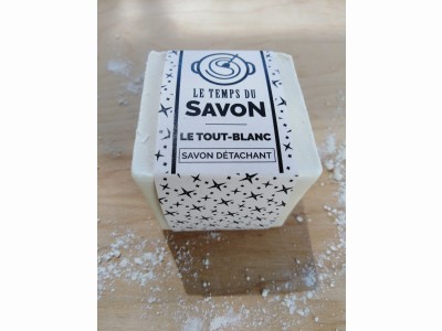L'Herbier de Sophie - Savon détachant le tout-blanc - Le temps du savon - 100g