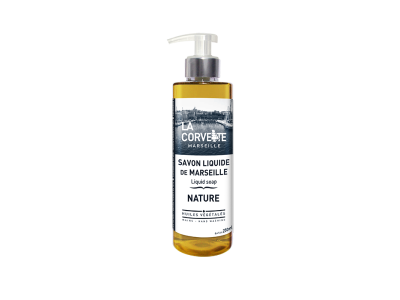L'Herbier de Sophie - Savon liquide de Marseille nature - La Corvette - 500 ml