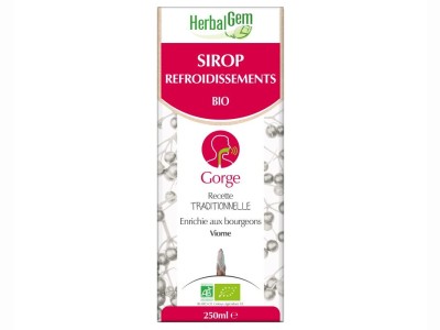 L'Herbier de Sophie - Sirop refroidissement BIO - Herbalgem - 250 ml