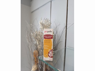 L'Herbier de Sophie - Spray gorge Bio - Propolis, Miel & Thym - Propolia 20 ml (fabriqué en France)