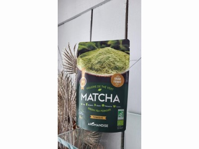 L'Herbier de Sophie - Thé MATCHA poudre thé Japonais- Aromandise -80 gr