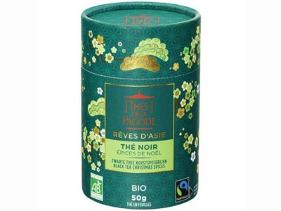 L'Herbier de Sophie - Thé noir épices de Noël BIO - Thé de la Pagode - Canister 50g