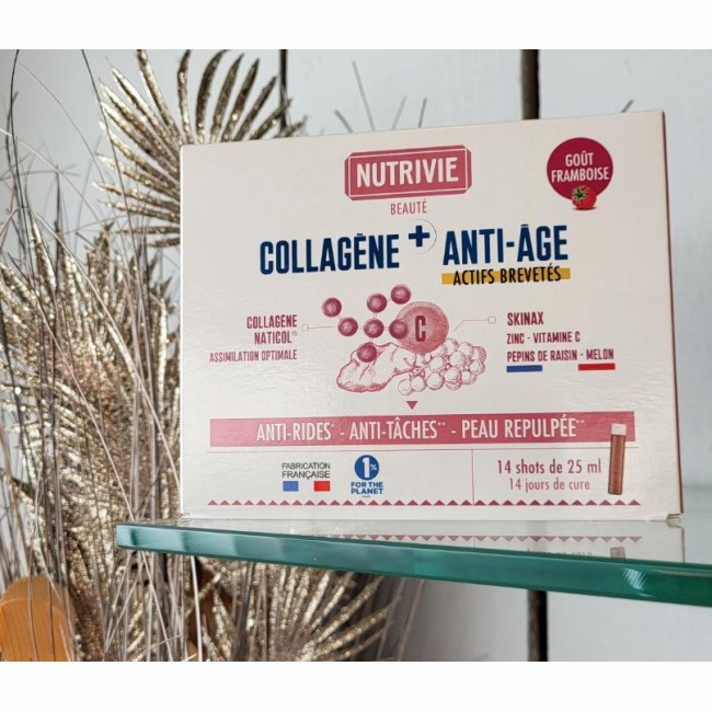  Collagène+ Anti Age Actif brevetés- Nutrivie - 20 ampoules 