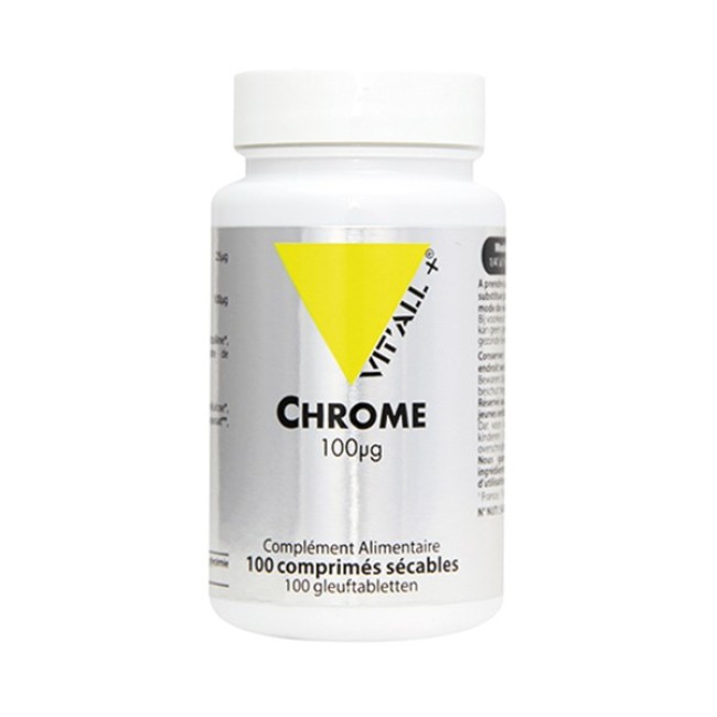 Chrome 100μg  - Vitall + - 60 comprimés sécables 