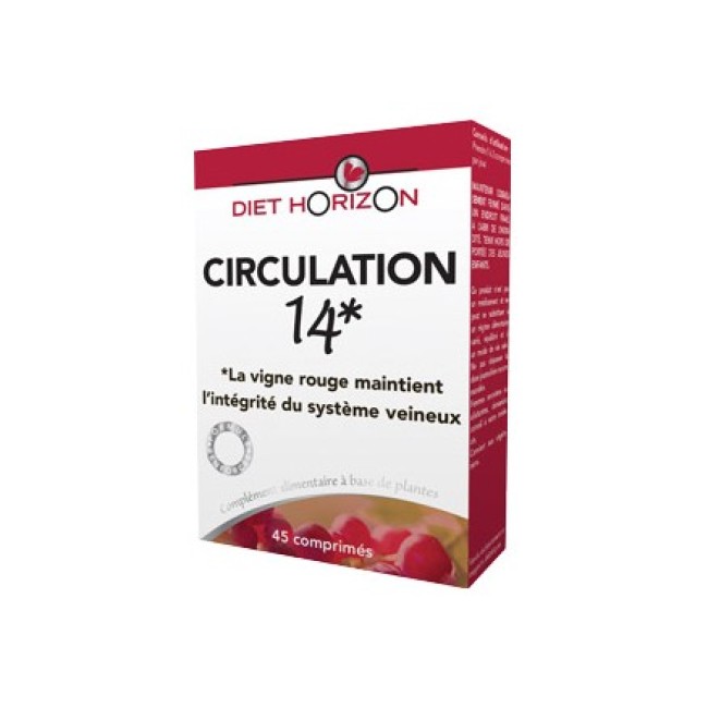 Circulation 14 - Diet Horizon - 45 comprimés