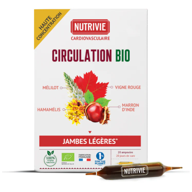 Complexe circulation Bio-20 ampoules-nutrivie 