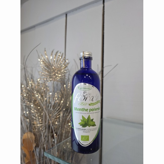 Eau Florale Bio Menthe Poivrée - Phytofrance - 200 ml 
