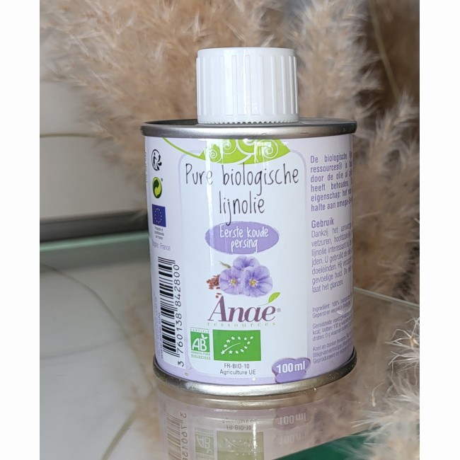 huile de lin pure biologische lijnolie-Anaé-100 ml