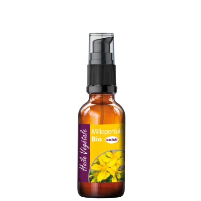Huile de millepertuis bio (macérât dans l'huile d'olive bio)- Altho- 50 ml