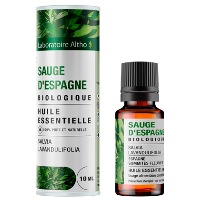 Huile essentielle de Sauge d'Espagne bio-Altho - 10 ml
