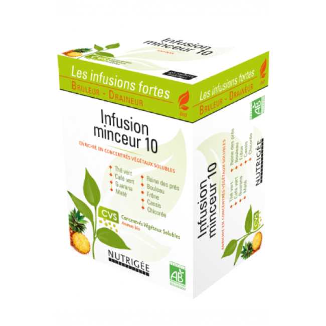Infusion minceur 10  - Nutrigée - 30 sachets fraicheur