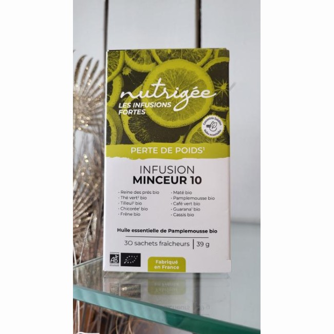 Infusion minceur 10  - Nutrigée - 30 sachets fraicheur