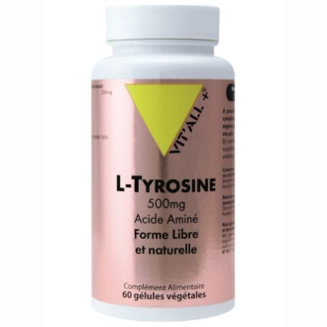 L-Tyrosine - Vitall+ - 60 comprimés