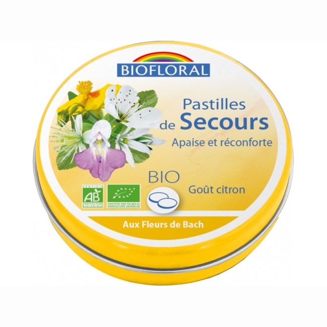 Pastilles de secours jour BIO  - 50g