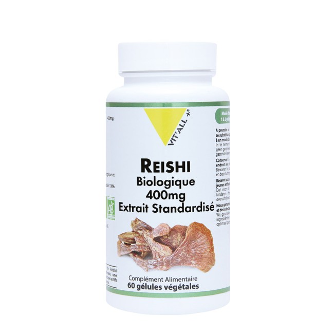 Reishi Bio 400 mg - Vit'all+ 60 gélules végétales