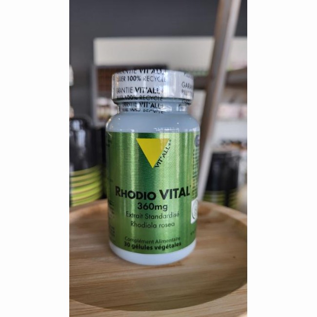 Rhodiola 360 mg- vital'+-60 gélules extrait standardisé  