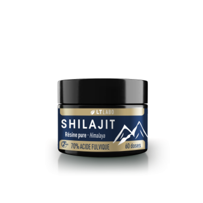 Shilajit Résine PURE-LT Laboratoire -30 gr ( 60 doses)