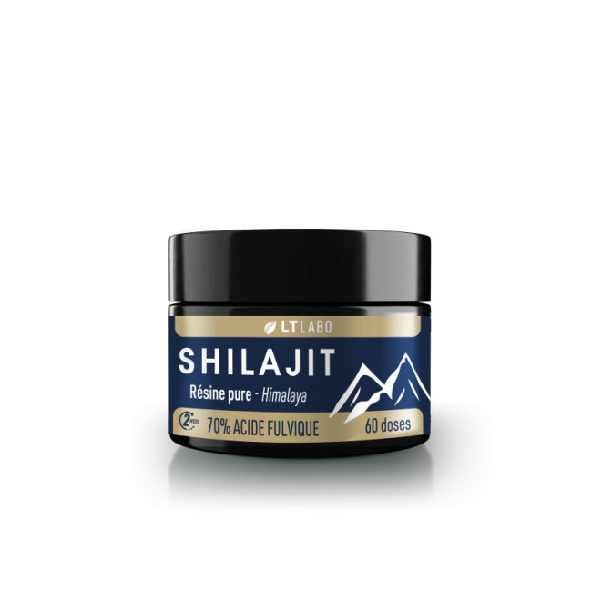 Shilajit Résine PURE-LT Laboratoire -30 gr ( 60 doses)