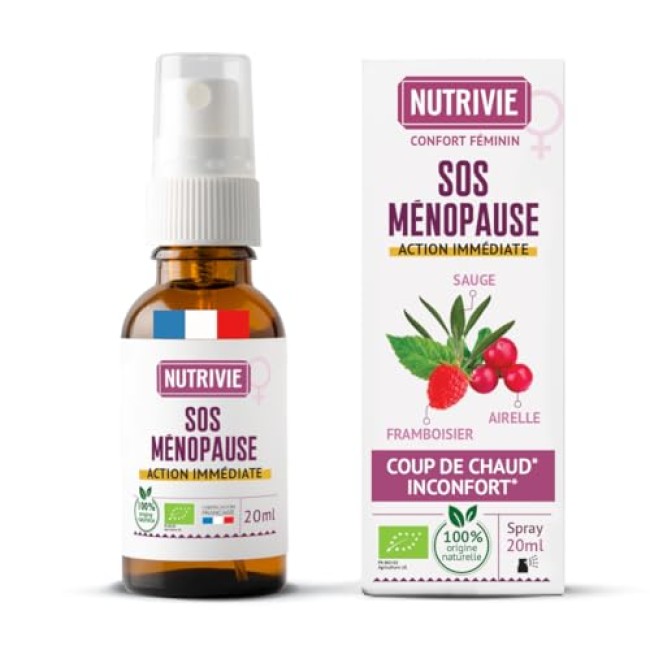 SOS Ménopause spray Bio - Nutrivie - 20 ml